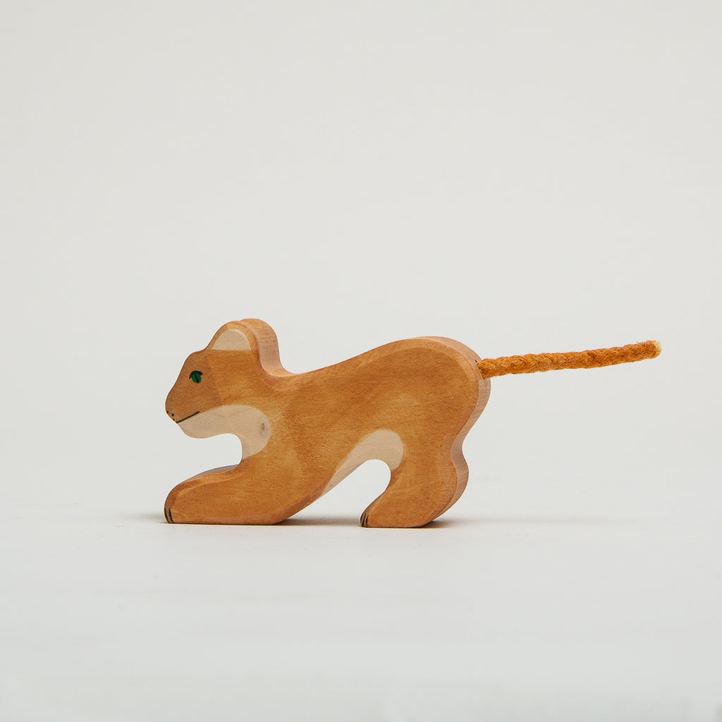 Lion Playing - Small - Holztiger - The Acorn Store - Décor