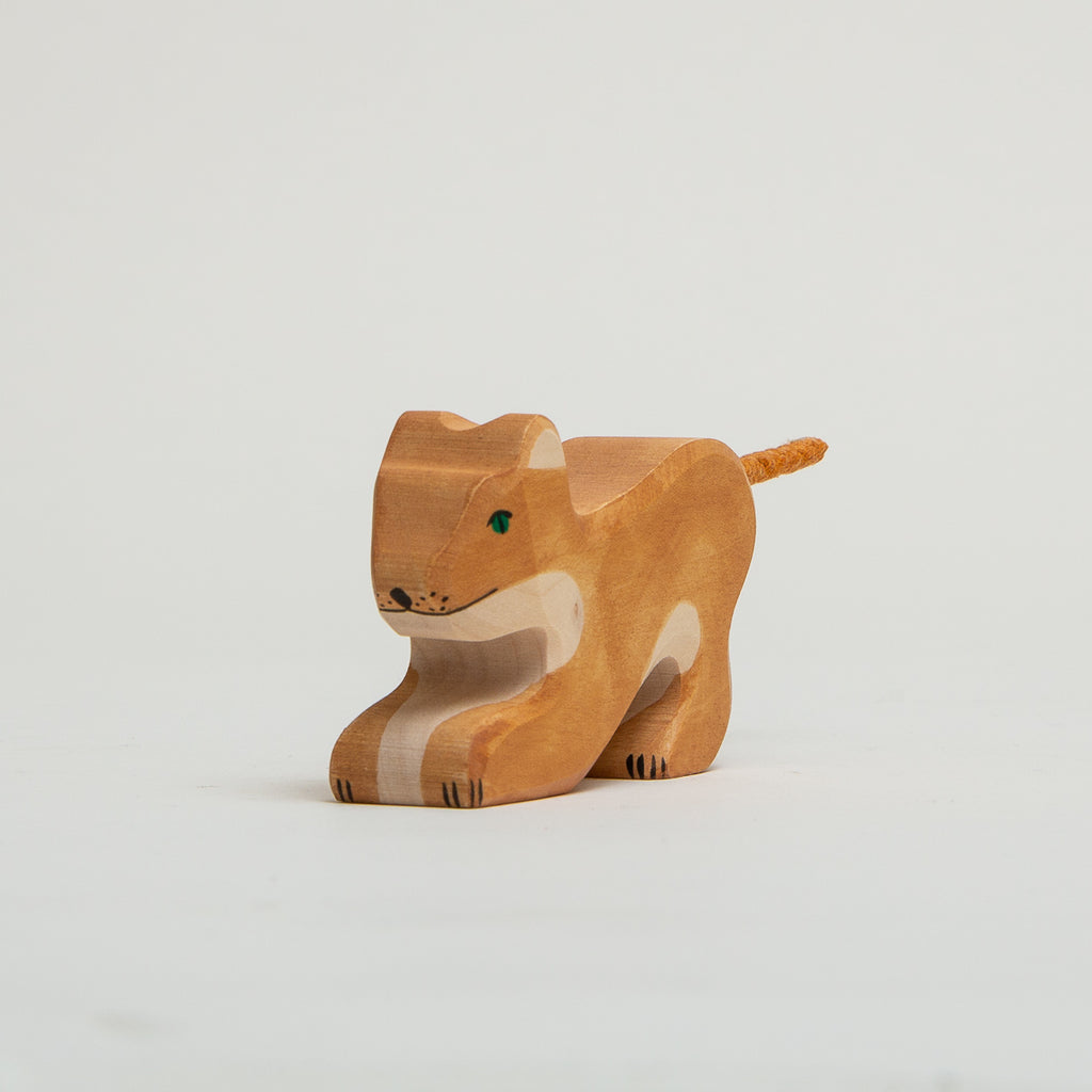Lion Playing - Small - Holztiger - The Acorn Store - Décor