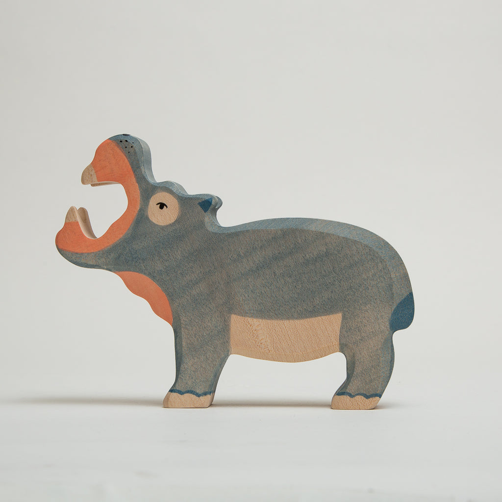 Hippopotamus Open Mouth - Holztiger - The Acorn Store - Décor