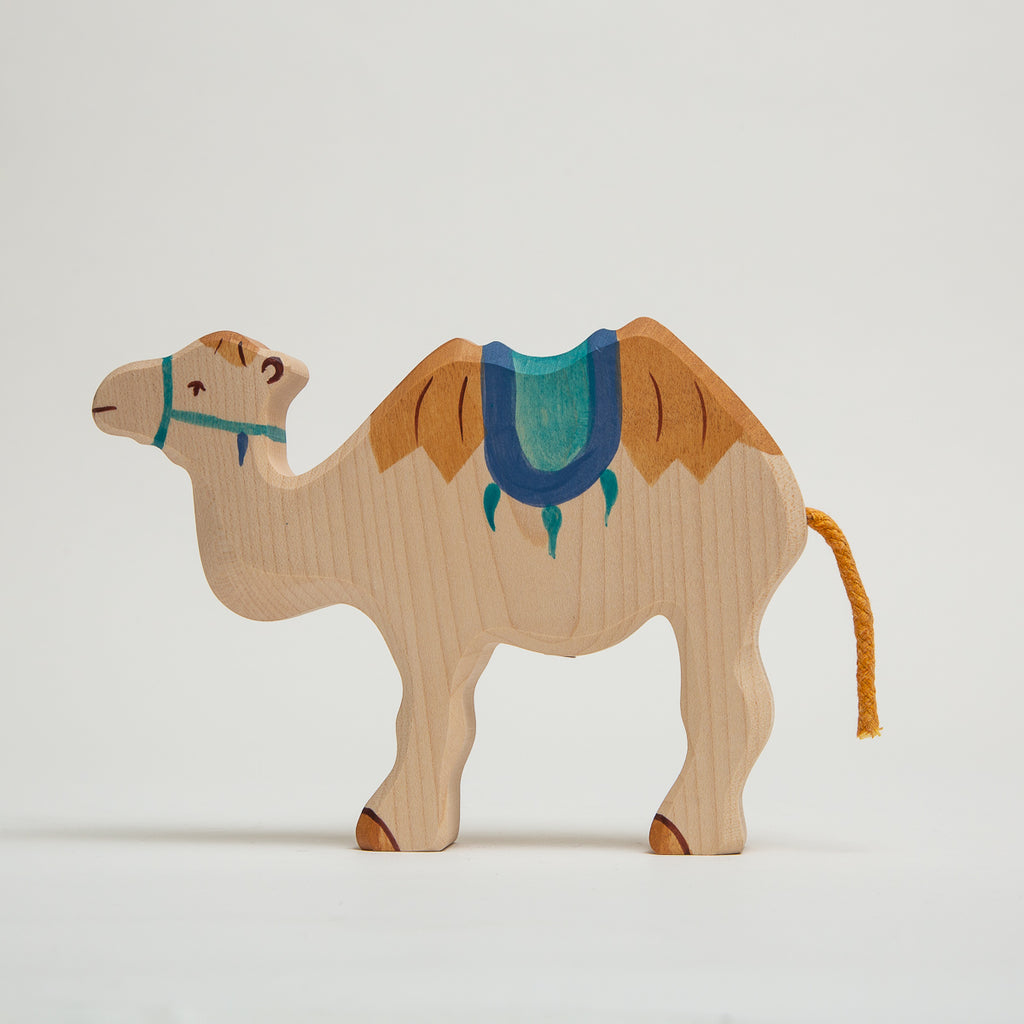 Camel with Saddle - Holztiger - The Acorn Store - Décor