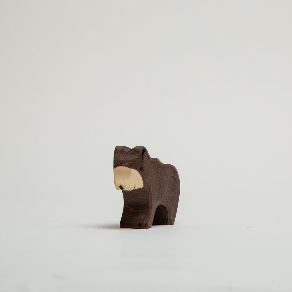 Bear Cub Standing - Small Brown - Holztiger - The Acorn Store - Décor