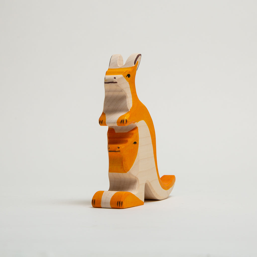 Kangaroo with Baby - Holztiger - The Acorn Store - Décor