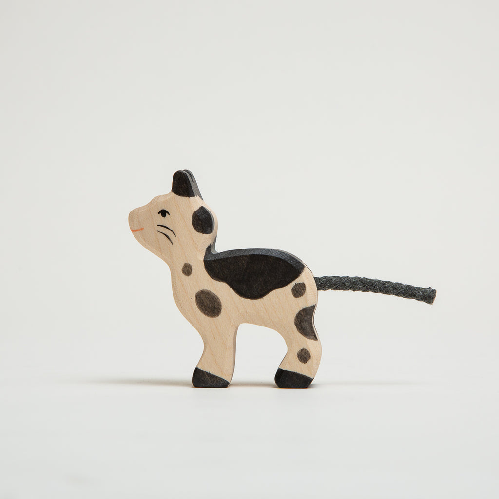 Cat - Spotted Black - Holztiger - The Acorn Store - Décor