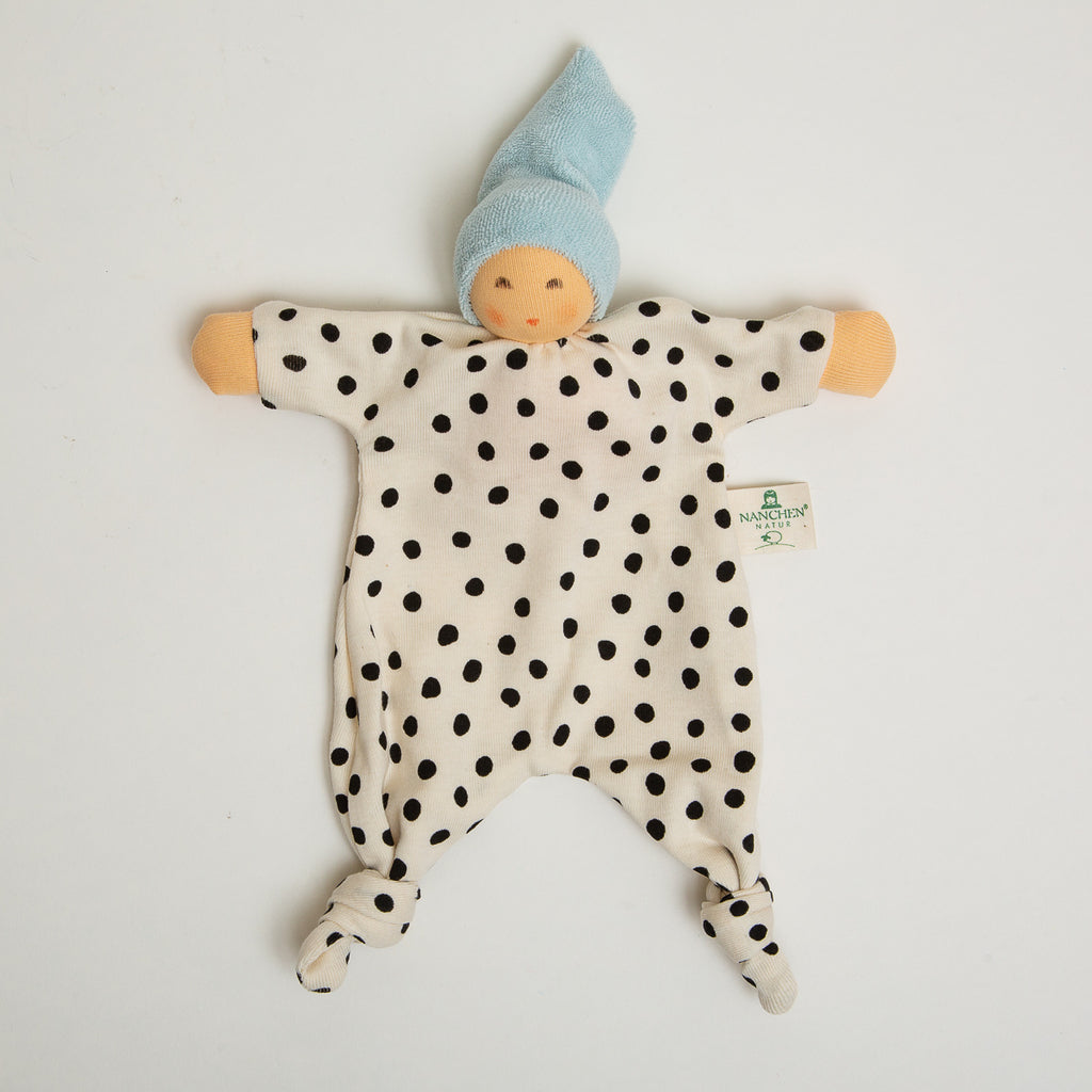 Organic Cotton Doll with Polka Dots - Punktchen - Nanchen Natur - The Acorn Store - Décor
