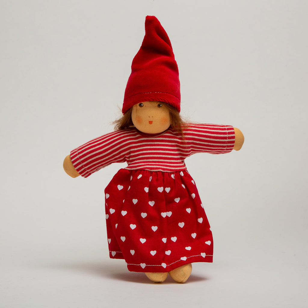 Elf Girl Doll - Zwerglein Frieda - Nanchen Natur - The Acorn Store - Décor
