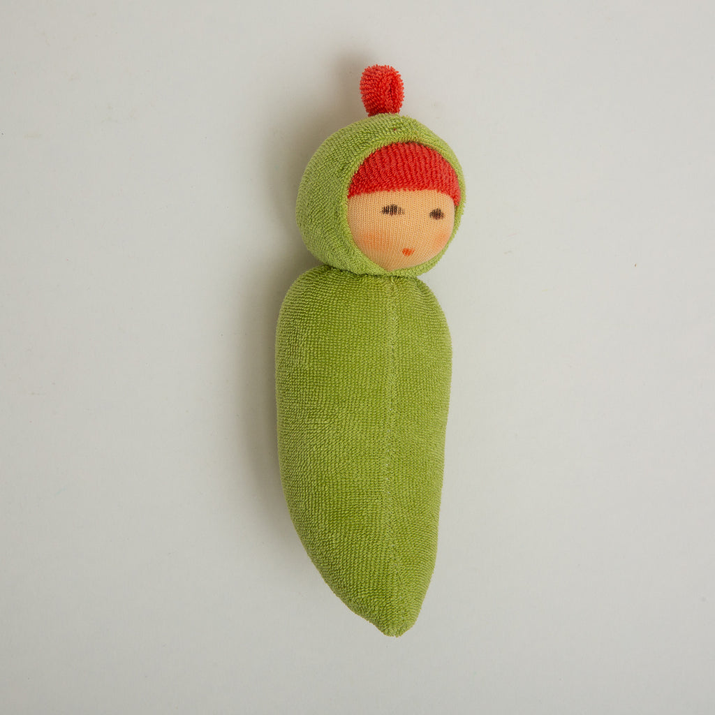Organic Rattle Doll – Peapod - Bohni - Nanchen Natur - The Acorn Store - Décor