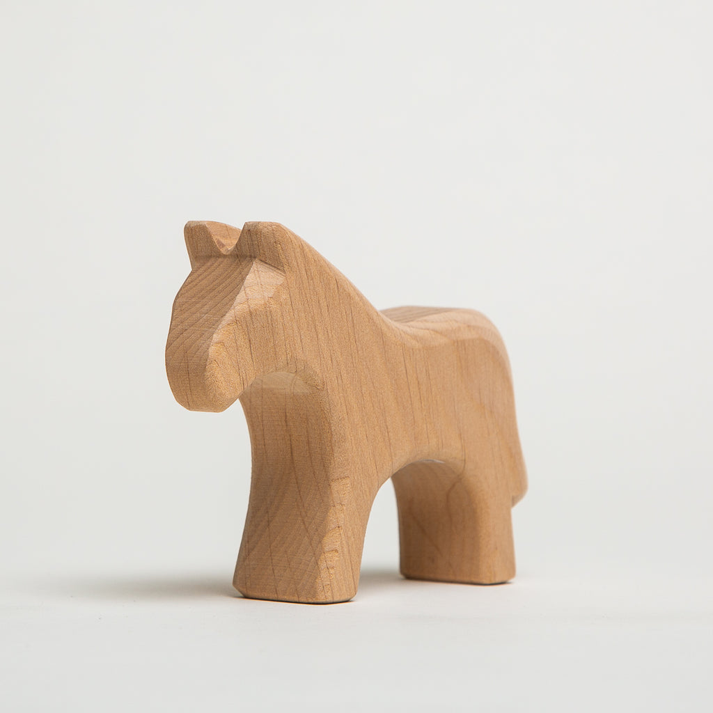 Natural Horse - Ostheimer Wooden Toys - The Acorn Store - Décor