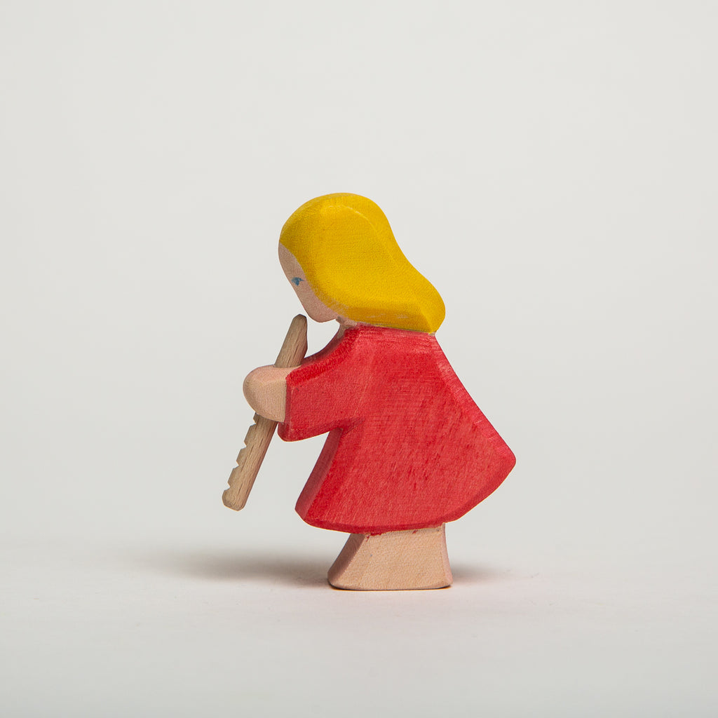 Girl Playing Flute - Ostheimer Wooden Toys - The Acorn Store - Décor