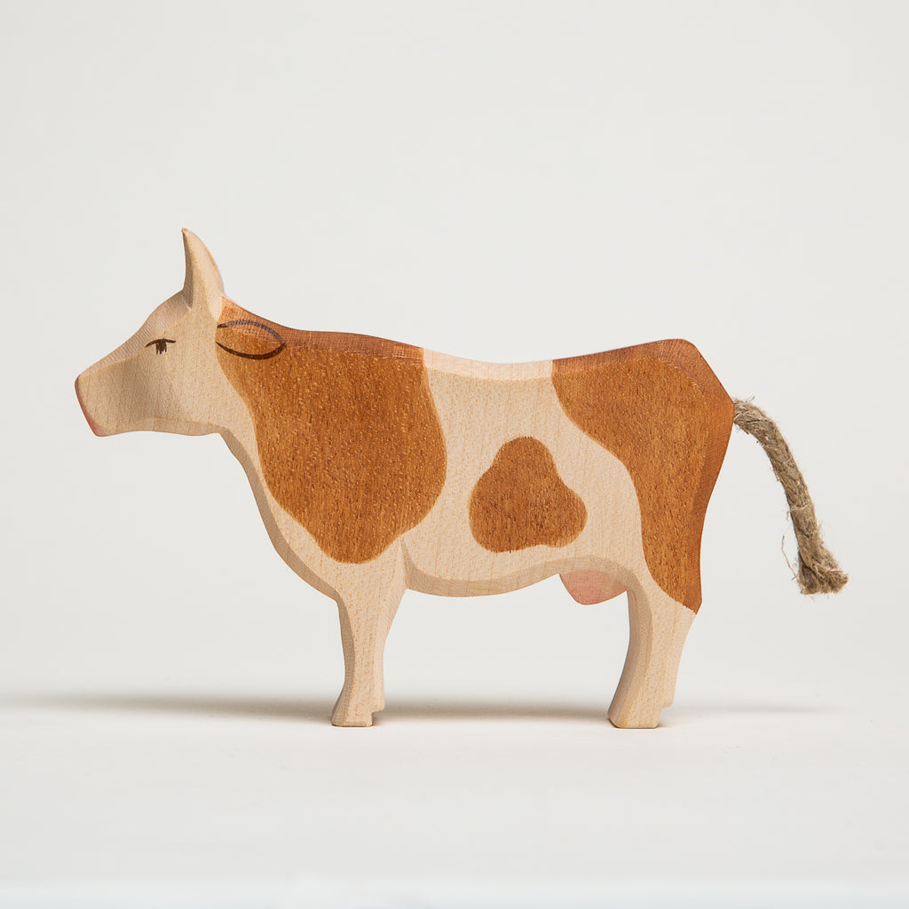Cow Standing - Ostheimer Wooden Toys - The Acorn Store - Décor