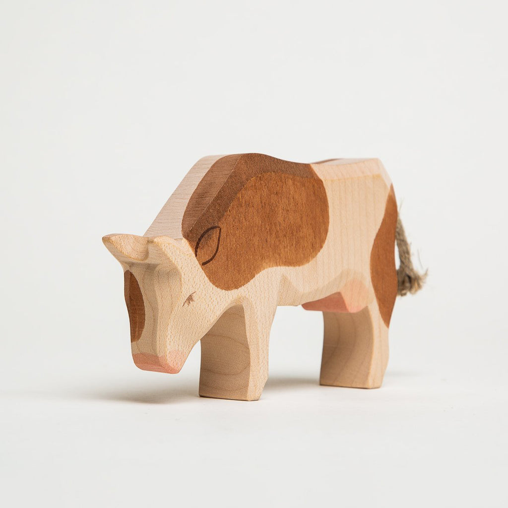 Cow Eating - Ostheimer Wooden Toys - The Acorn Store - Décor