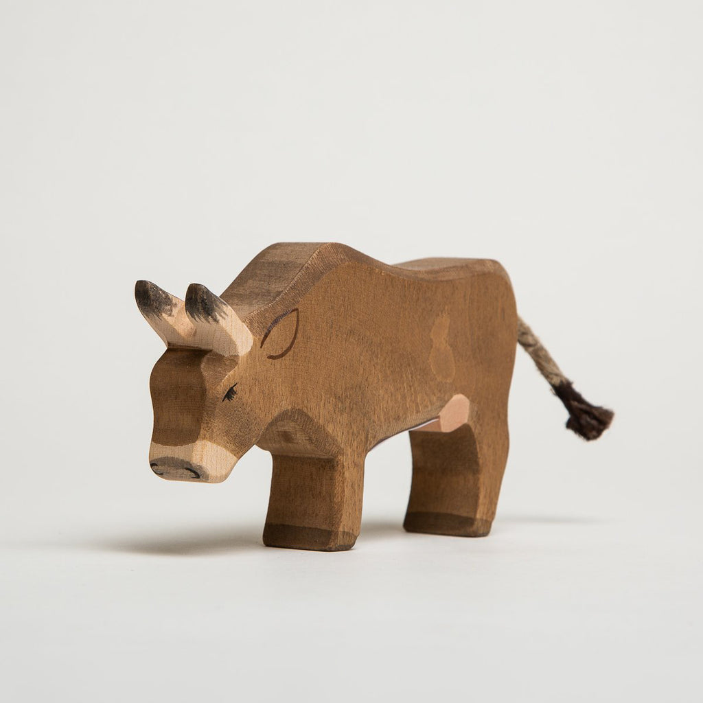 Alp Cow - Eating - Ostheimer Wooden Toys - The Acorn Store - Décor