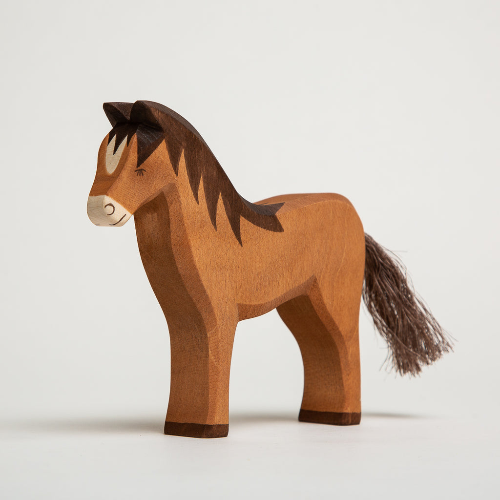 Horse - Brown - Ostheimer Wooden Toys - The Acorn Store - Décor