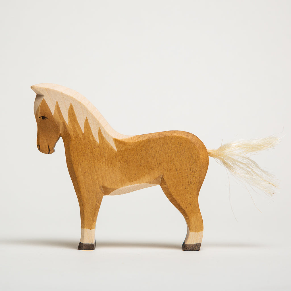 Haflinger Horse - Ostheimer Wooden Toys - The Acorn Store - Décor