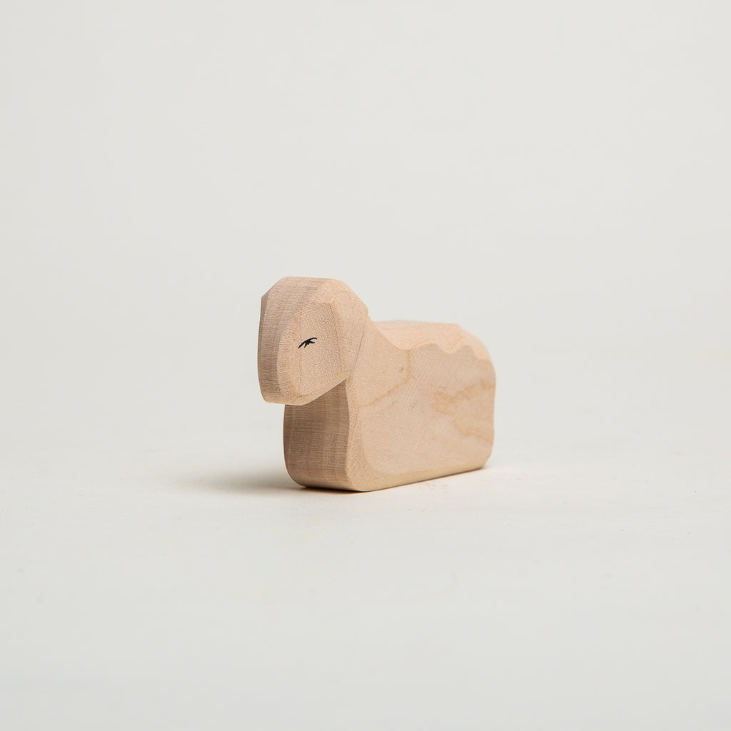 Lamb Resting - Ostheimer Wooden Toys - The Acorn Store - Décor