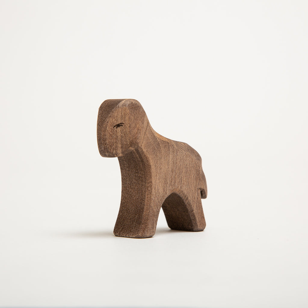Lamb Standing Brown - Ostheimer Wooden Toys - The Acorn Store - Décor