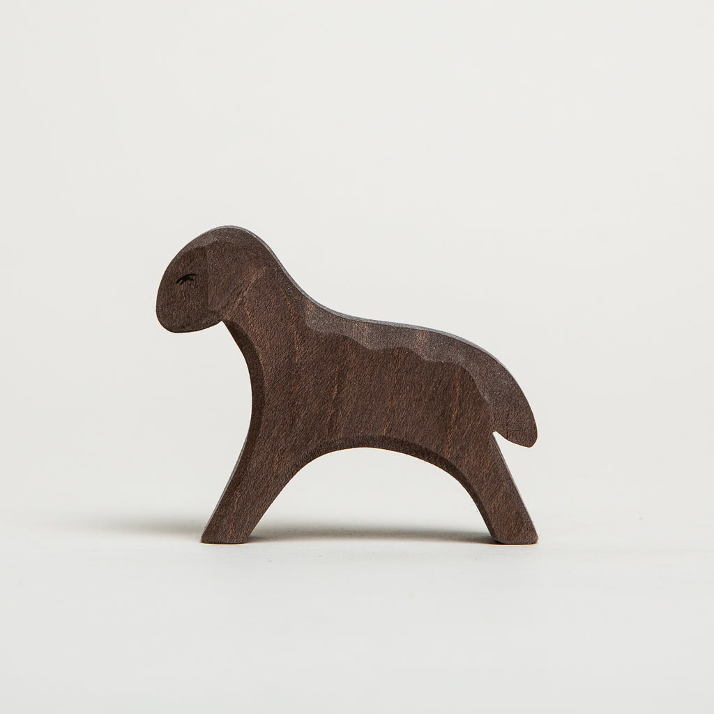 Lamb Running Brown - Ostheimer Wooden Toys - The Acorn Store - Décor