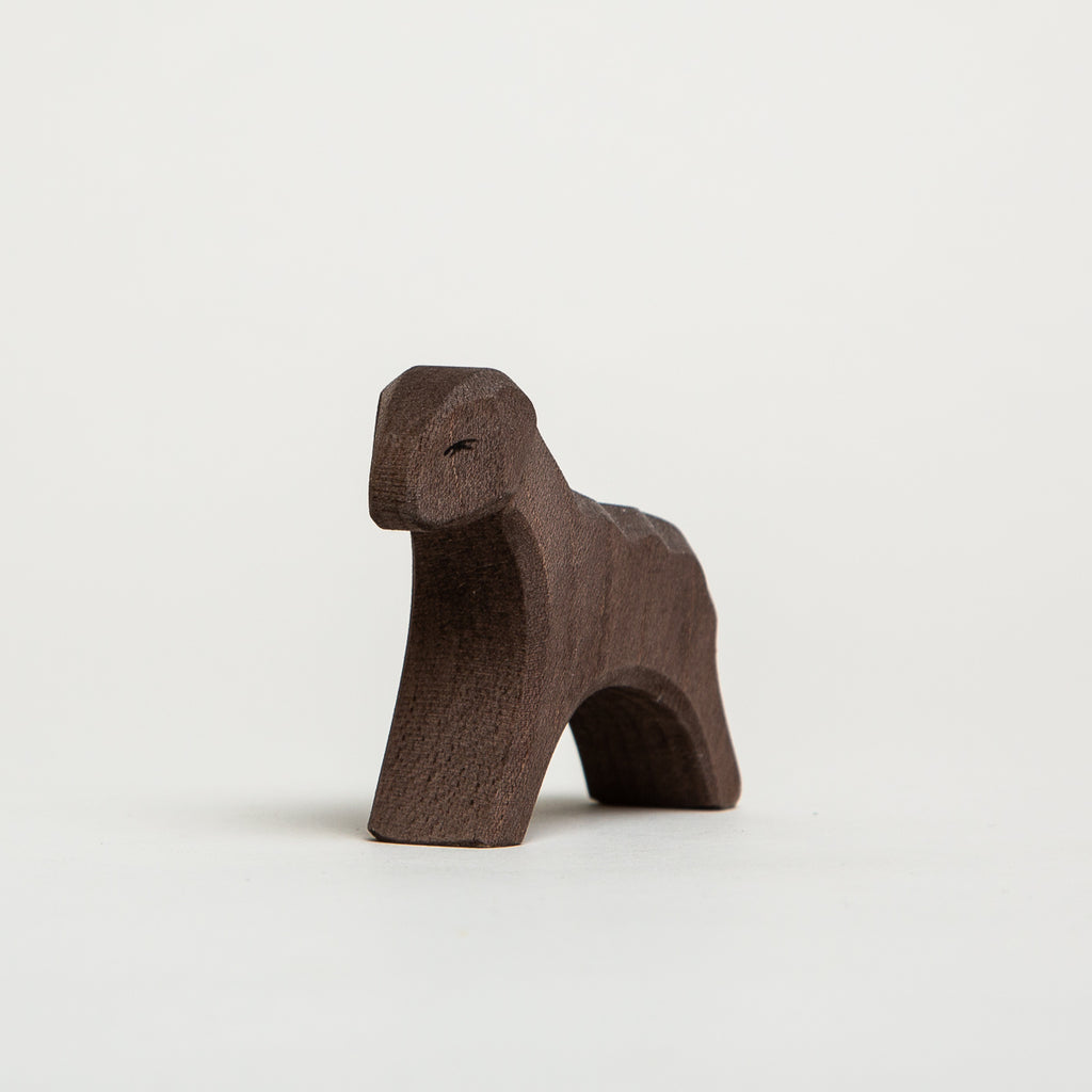 Lamb Running Brown - Ostheimer Wooden Toys - The Acorn Store - Décor