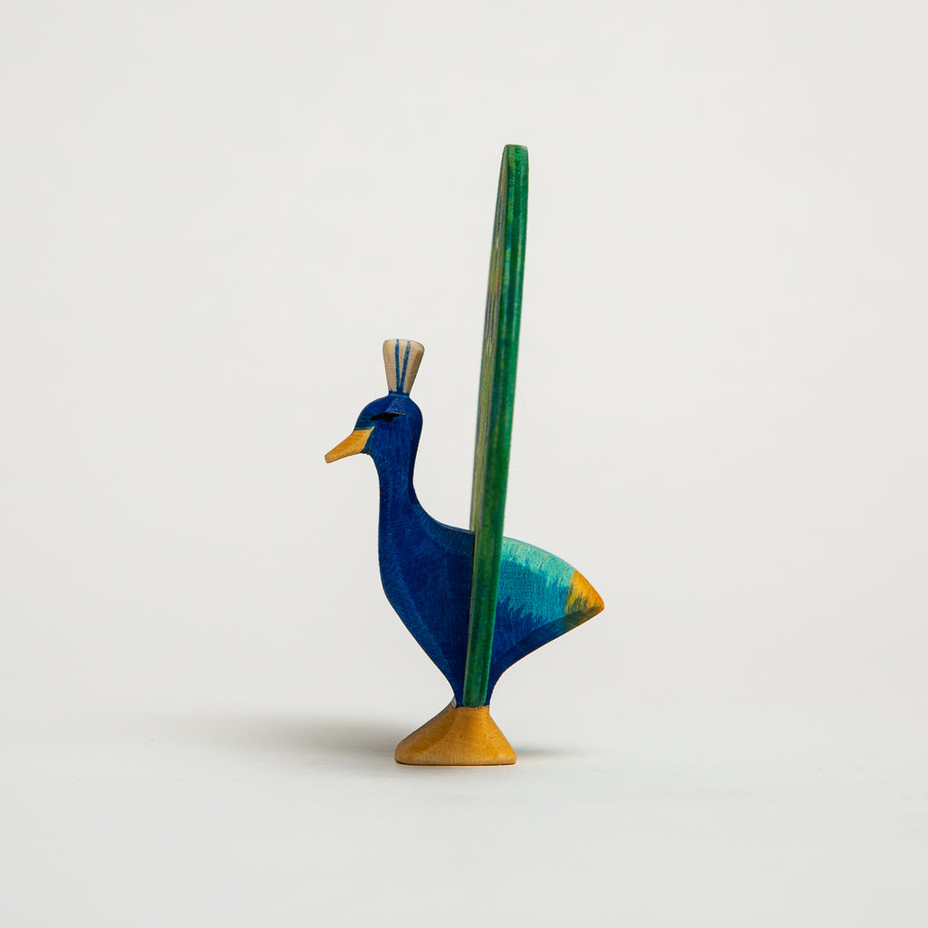 Peacock Open - Ostheimer Wooden Toys - The Acorn Store - Décor
