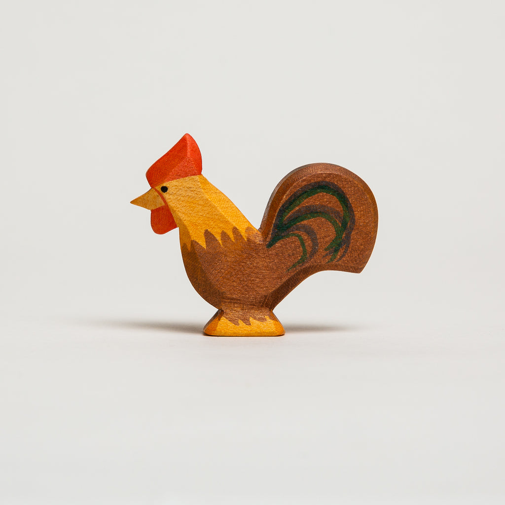 Rooster Brown - Ostheimer Wooden Toys - The Acorn Store - Décor