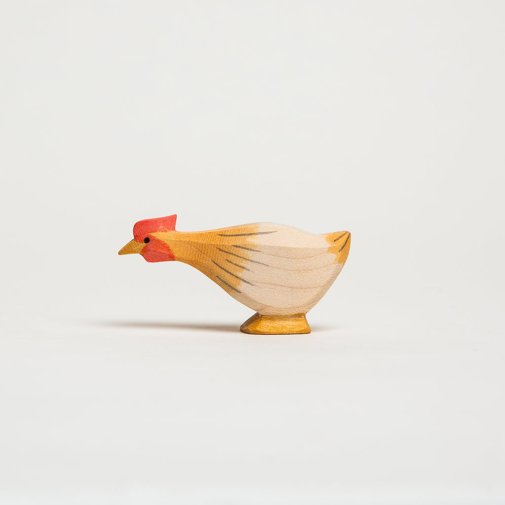 Hen Ochre Long - Ostheimer Wooden Toys - The Acorn Store - Décor