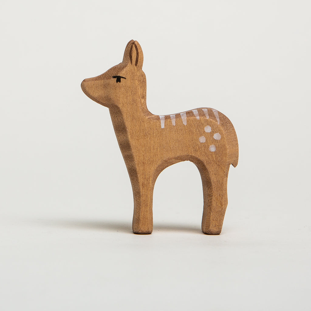 Deer Red Fawn Stand - Ostheimer Wooden Toys - The Acorn Store - Décor