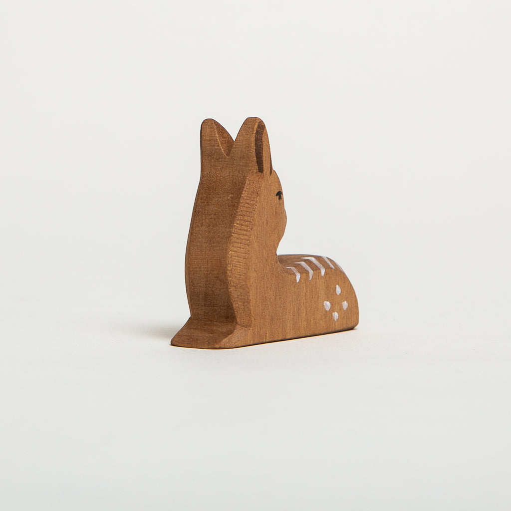 Deer Red Fawn Lying - Ostheimer Wooden Toys - The Acorn Store - Décor