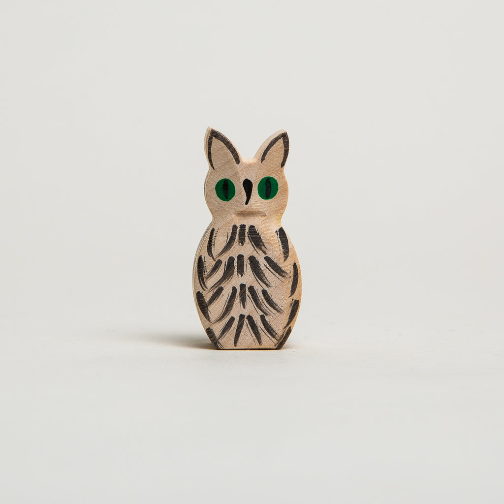 Owl White - Ostheimer Wooden Toys - The Acorn Store - Décor