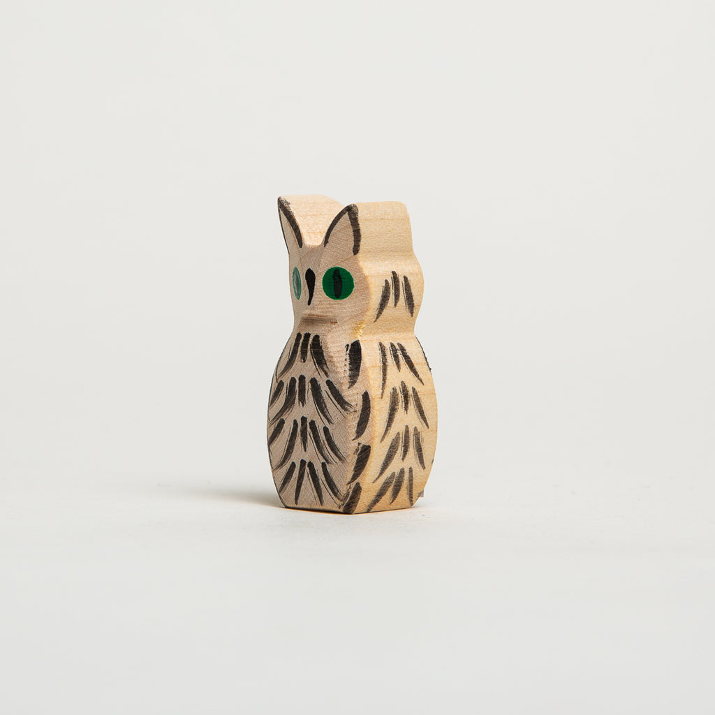 Owl White - Ostheimer Wooden Toys - The Acorn Store - Décor