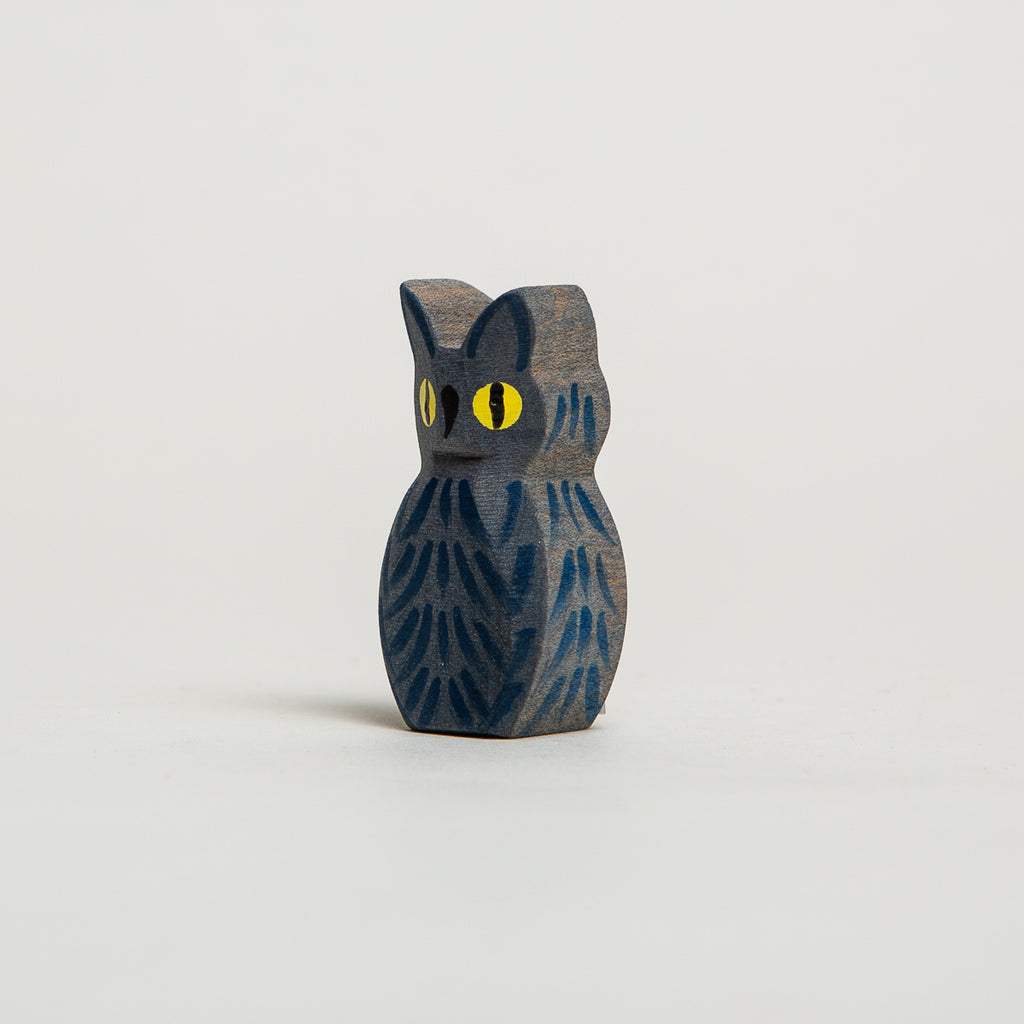 Owl Blue - Ostheimer Wooden Toys - The Acorn Store - Décor