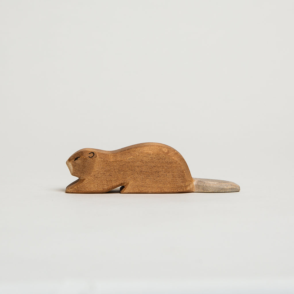 Beaver - Lying - Ostheimer Wooden Toys - The Acorn Store - Décor