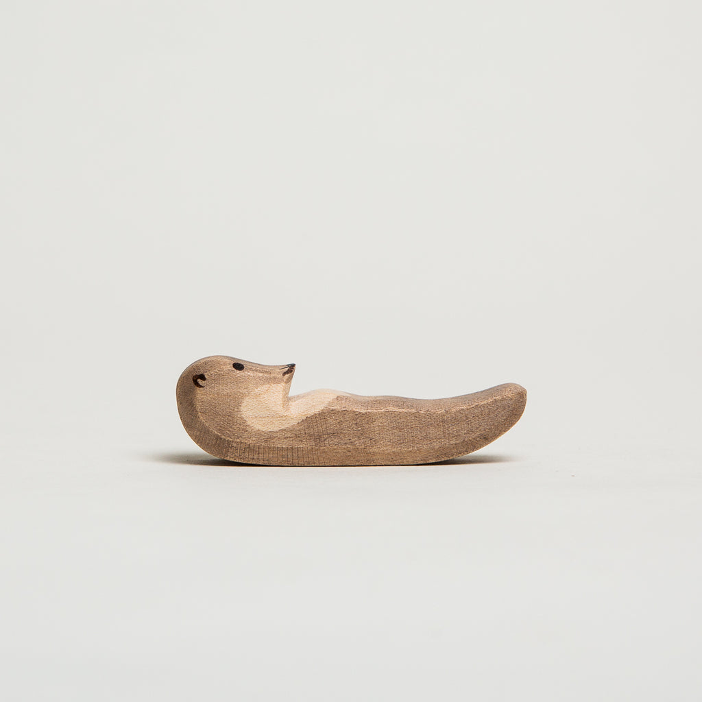 Sea Otter Small Swimming - Ostheimer Wooden Toys - The Acorn Store - Décor