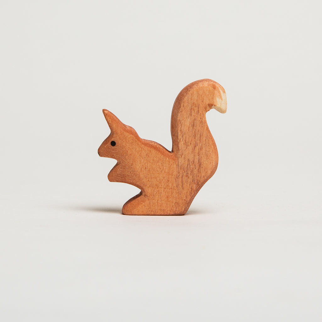 Squirrel Sitting - Ostheimer Wooden Toys - The Acorn Store - Décor