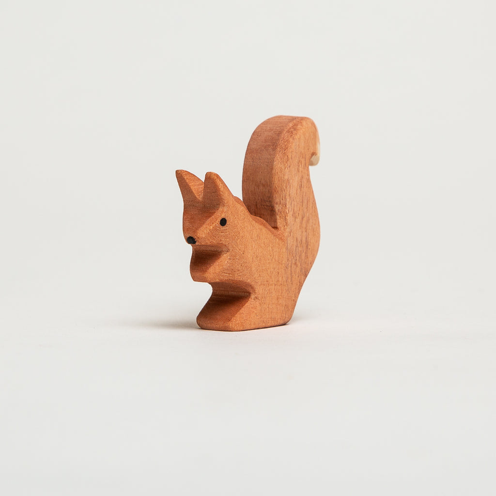 Squirrel Sitting - Ostheimer Wooden Toys - The Acorn Store - Décor