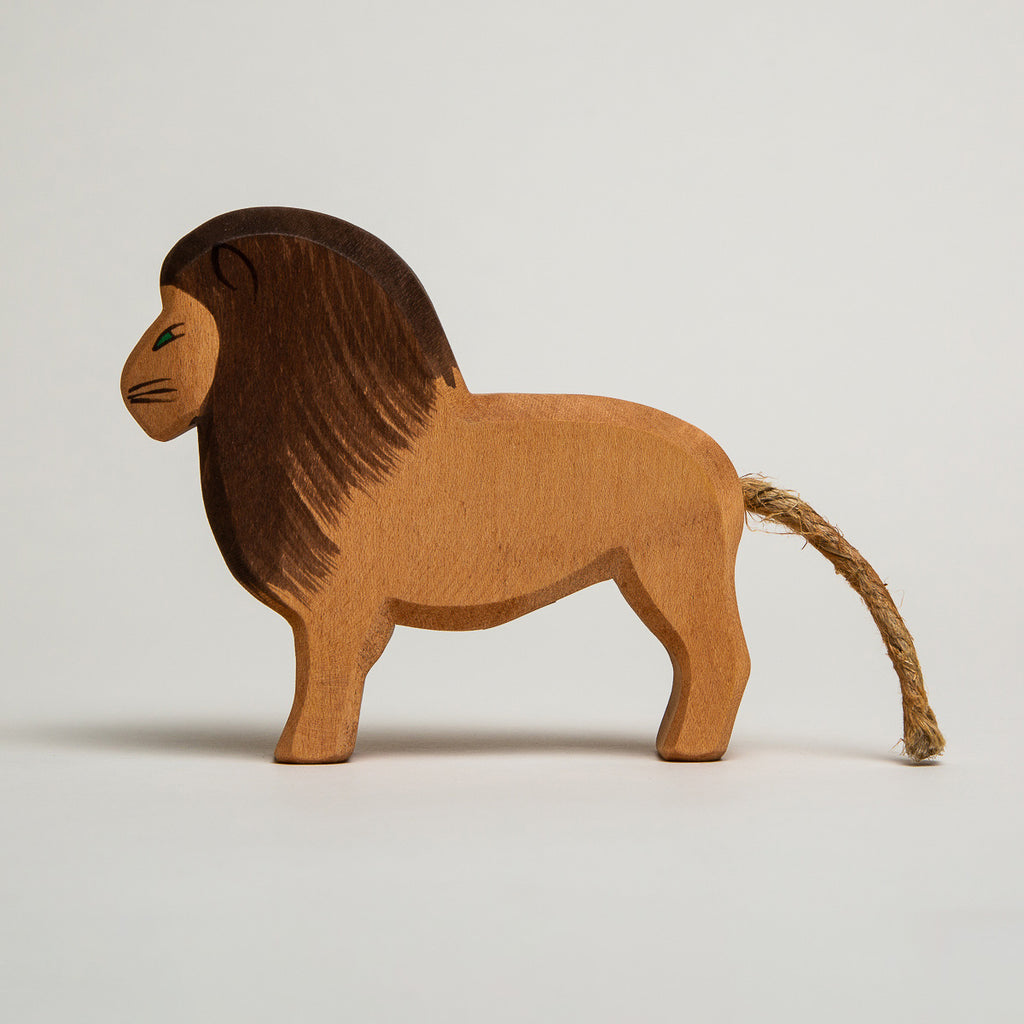 Lion Male - Ostheimer Wooden Toys - The Acorn Store - Décor