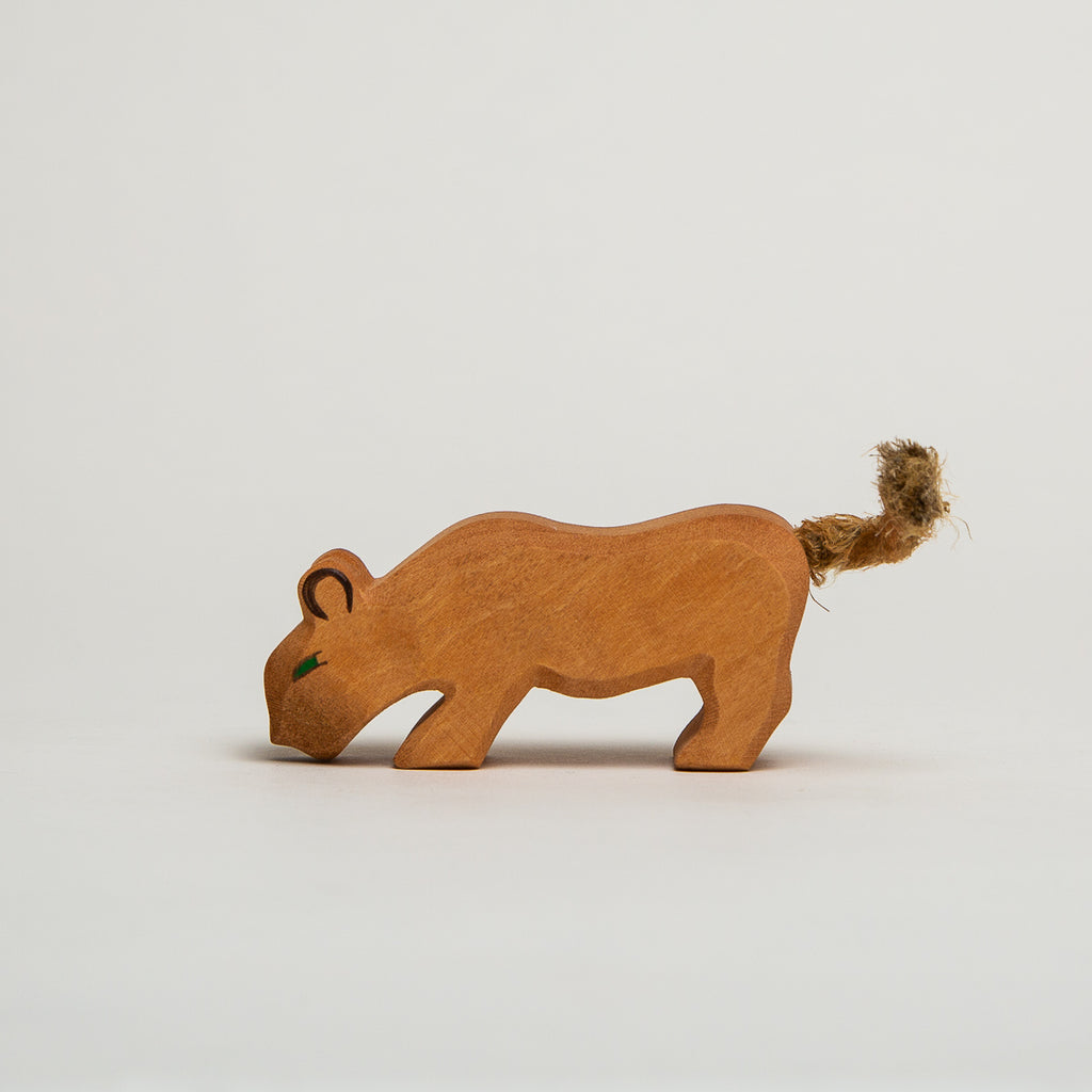 Lion Small Head Low - Ostheimer Wooden Toys - The Acorn Store - Décor