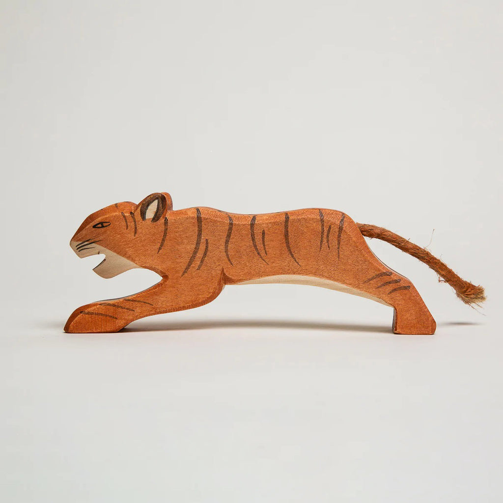 Tiger Jumping - Ostheimer Wooden Toys - The Acorn Store - Décor