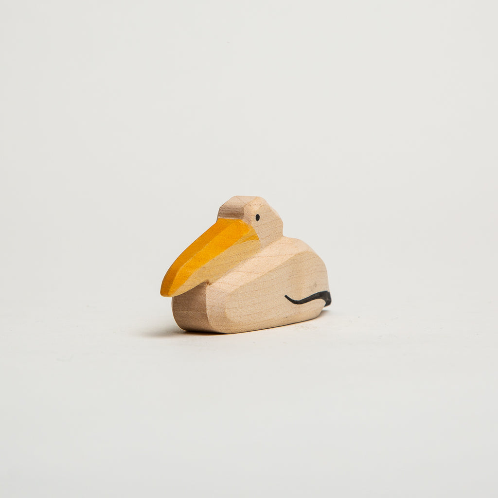 Pelican Swimming - Ostheimer Wooden Toys - The Acorn Store - Décor