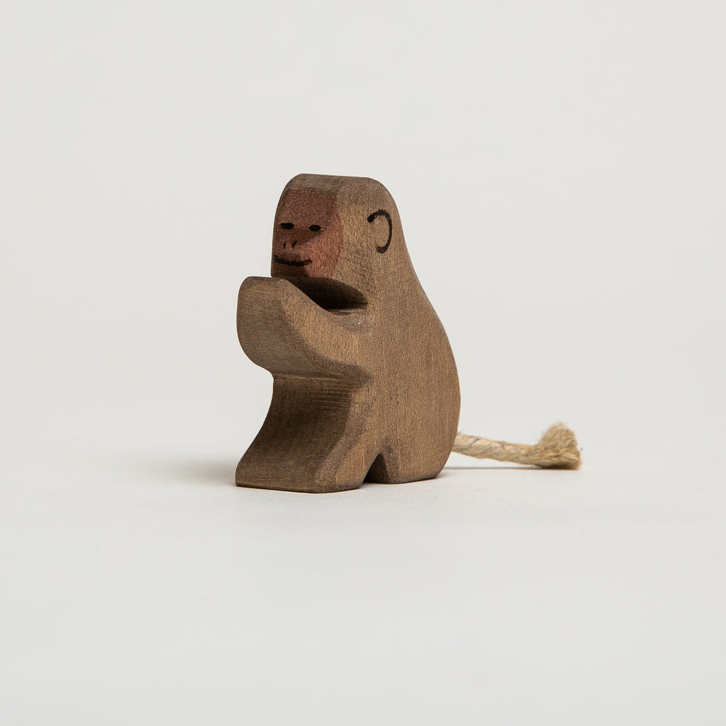 Baboon Sitting - Ostheimer Wooden Toys - The Acorn Store - Décor