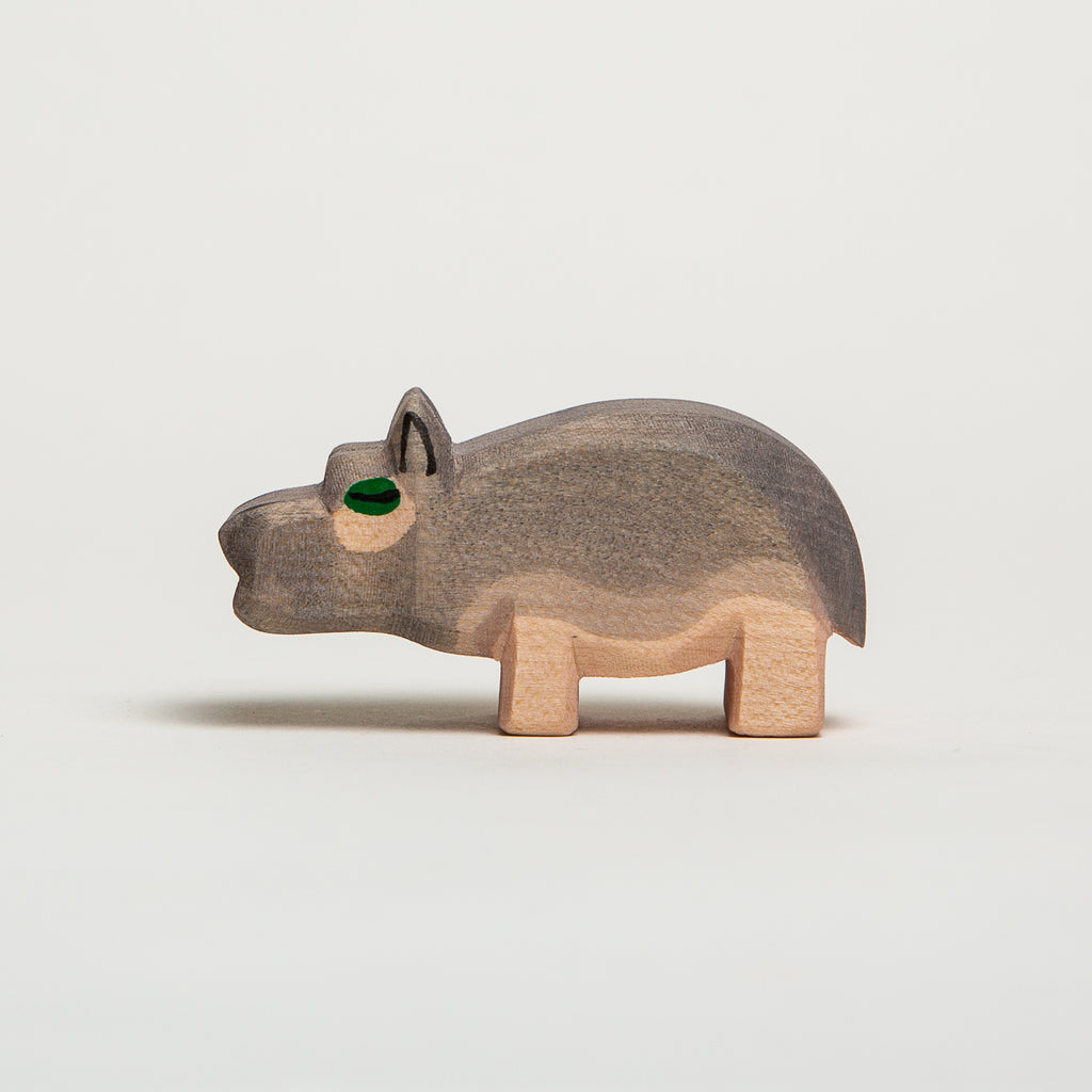 Hippopotamus Small - Ostheimer Wooden Toys - The Acorn Store - Décor