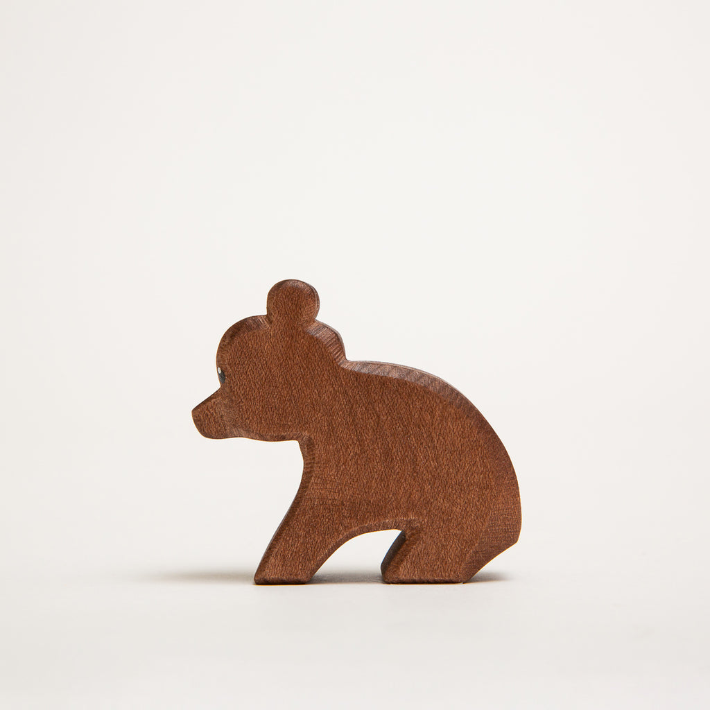 Bear Sitting - Small - Ostheimer Wooden Toys - The Acorn Store - Décor