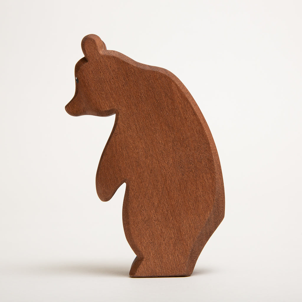 Bear Standing - Head Down - Ostheimer Wooden Toys - The Acorn Store - Décor