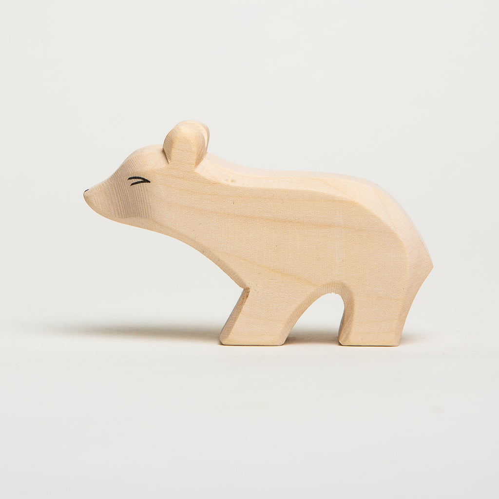 Polar Bear Long Neck Small - Ostheimer Wooden Toys - The Acorn Store - Décor