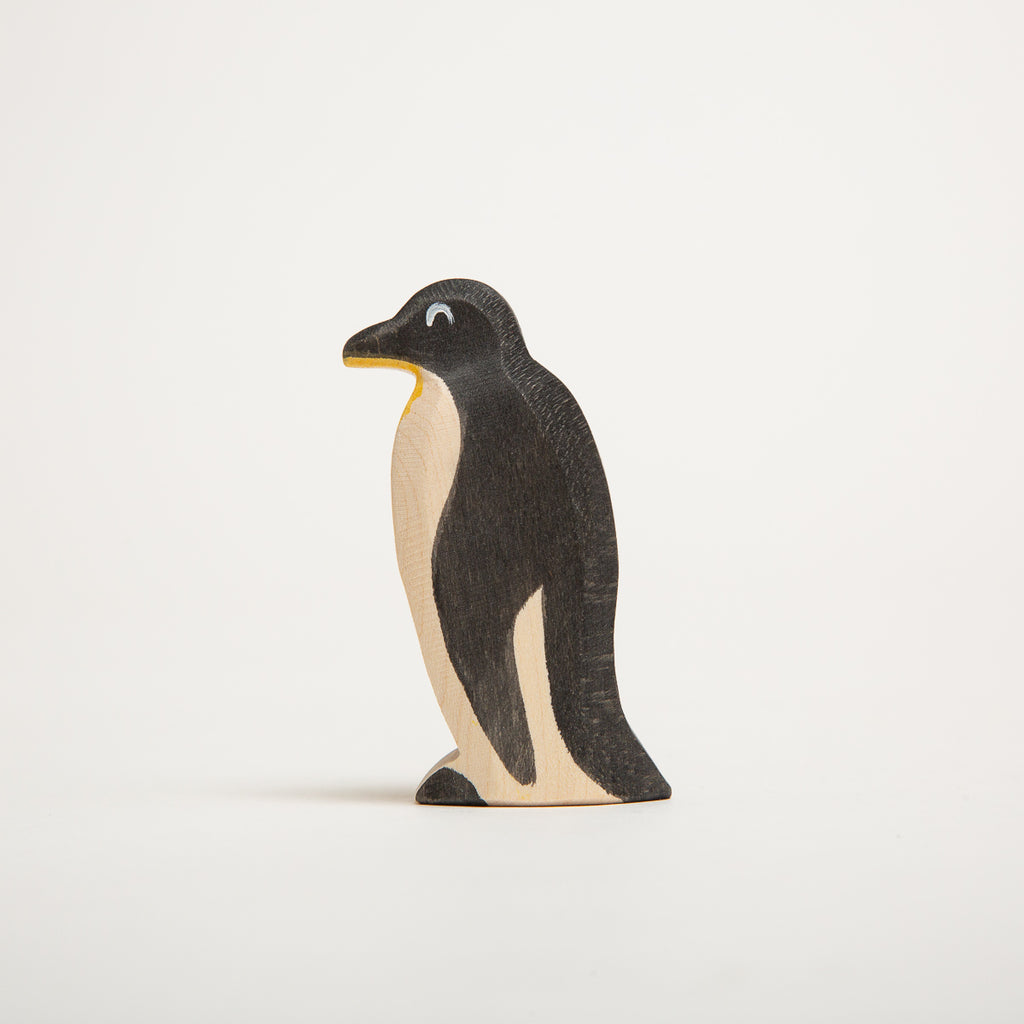 Penguin Head Straight - Ostheimer Wooden Toys - The Acorn Store - Décor