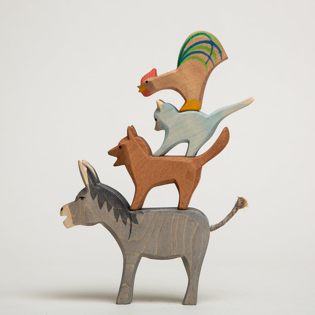 Bremer Town Musicians - Set - Ostheimer Wooden Toys - The Acorn Store - Décor