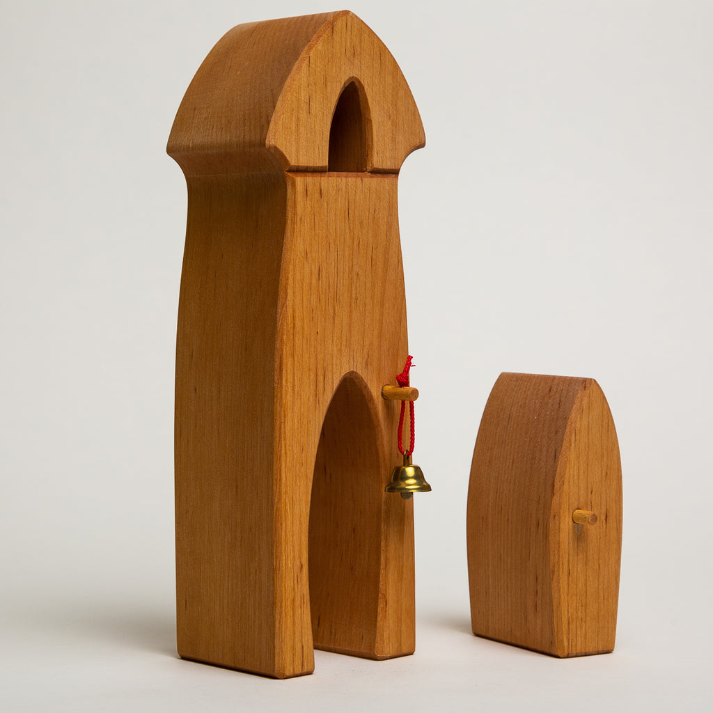 Sentry Post with Bell - Ostheimer Wooden Toys - The Acorn Store - Décor