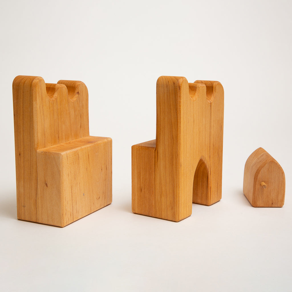 2 Parapets with 1 Portal - Ostheimer Wooden Toys - The Acorn Store - Décor