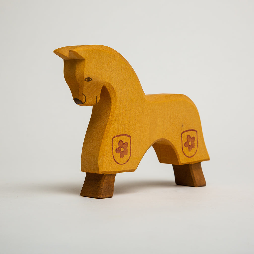 Yellow Horse - Ostheimer Wooden Toys - The Acorn Store - Décor