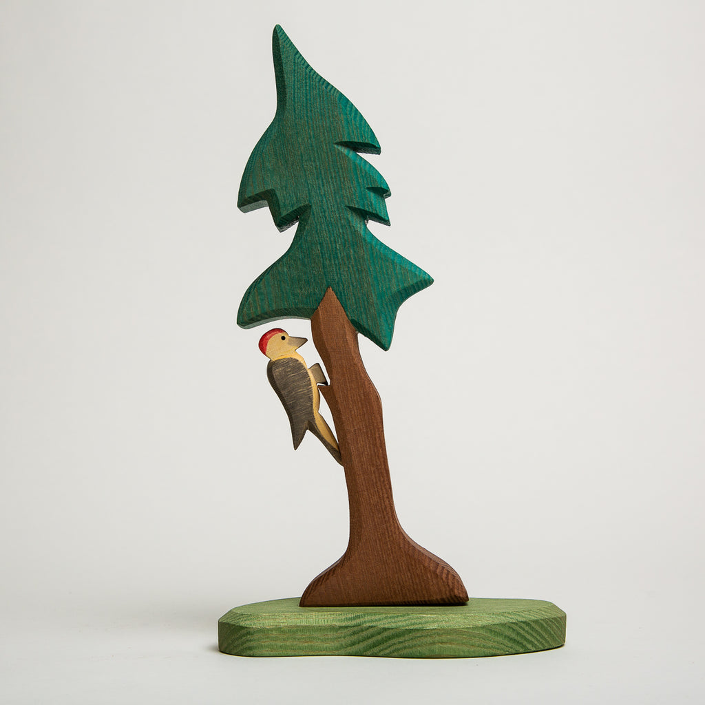 Spruce Tall with Long Trunk and Stand - Ostheimer Wooden Toys - The Acorn Store - Décor