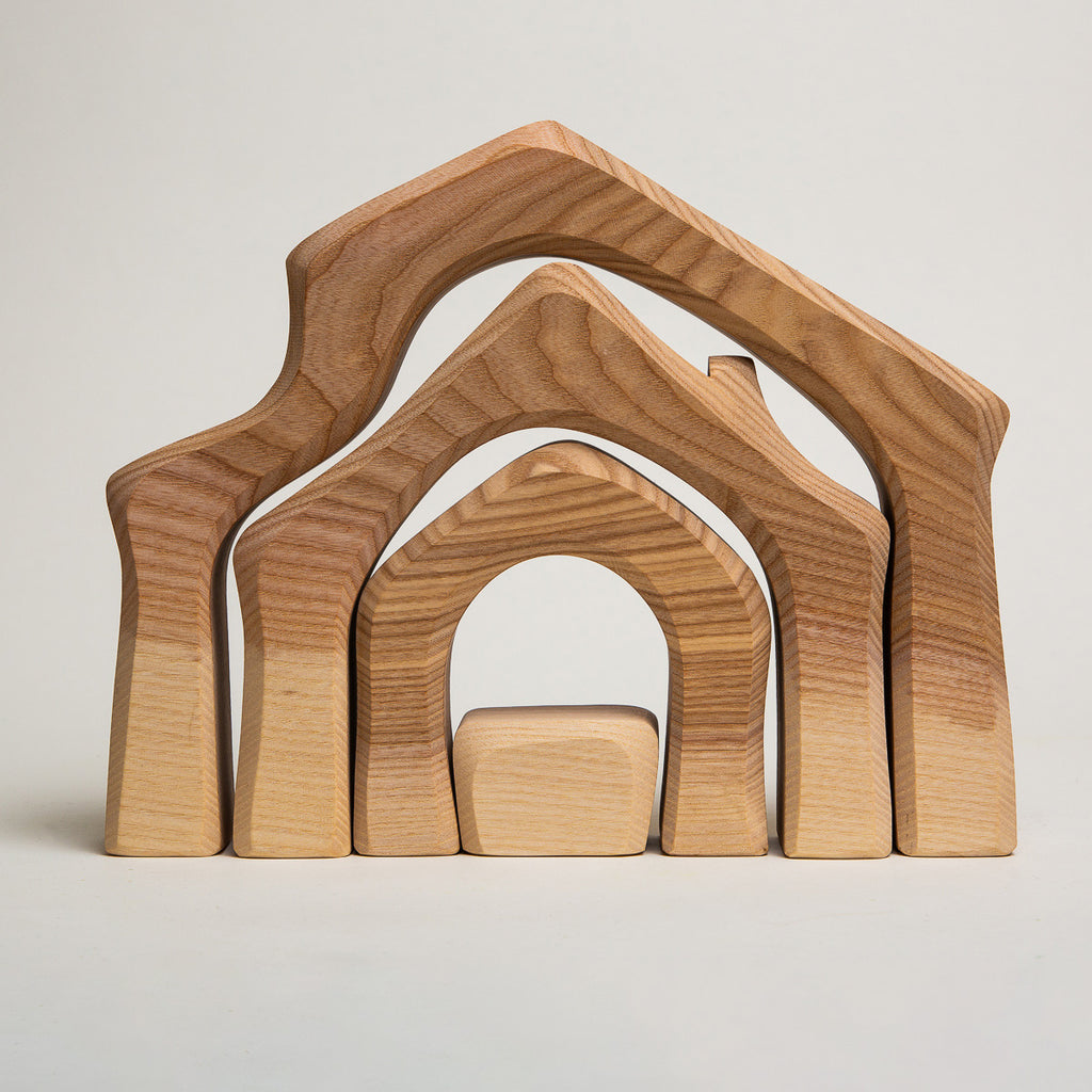House 4 Parts - Ostheimer Wooden Toys - The Acorn Store - Décor