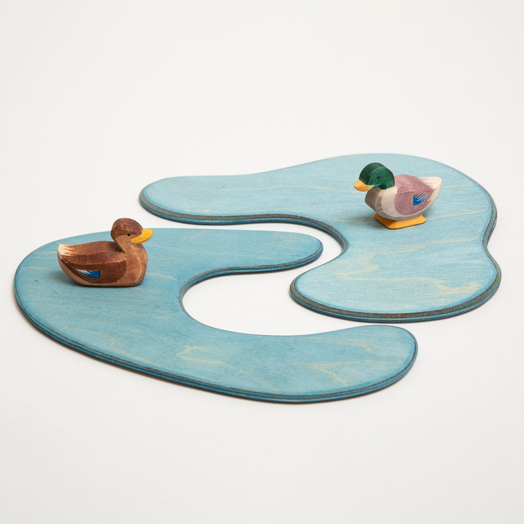 Pond Plates 2 Pieces - Ostheimer Wooden Toys - The Acorn Store - Décor